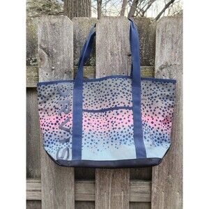 Orvis Large Adventure Tote Bag Rainbow Trout w Luggage Roller Sleeve